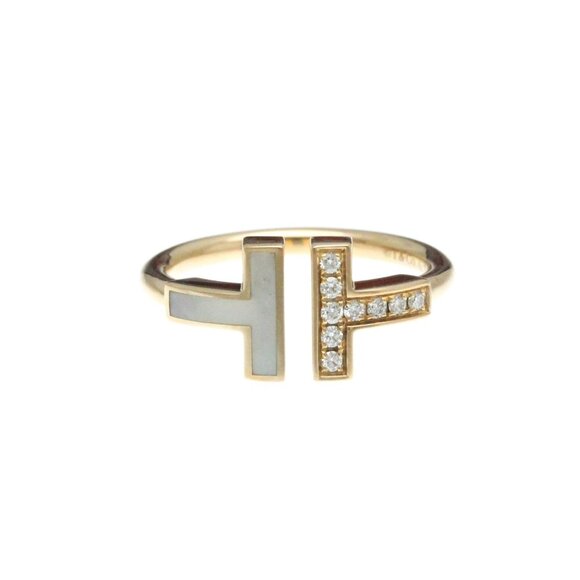 Tiffany & Co. Jewelry - TIFFANY Authentic 18k Gold Diamond Ring